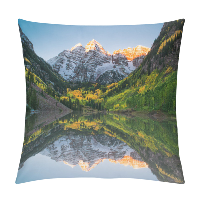 Personality  Maroon Bells Lake Pillow Covers