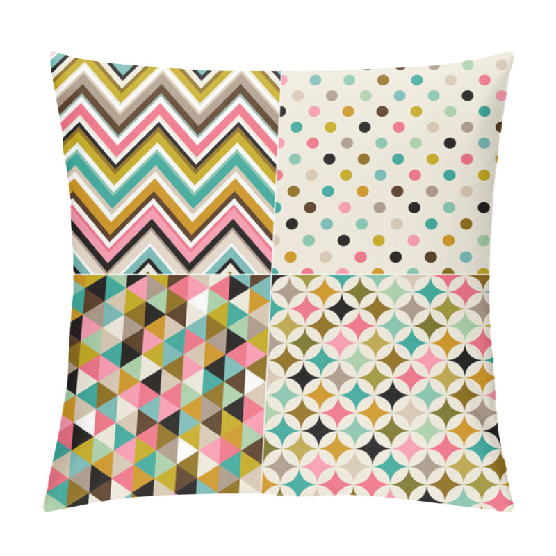 Personality  Abstract Geometric Patterns Pillow Covers