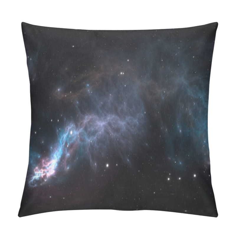 Personality  360 Degree Space Nebula Panorama, Equirectangular Projection, Environment Map. HDRI Spherical Panorama. Space Background With Nebula And Stars. 3d Illustration Pillow Covers