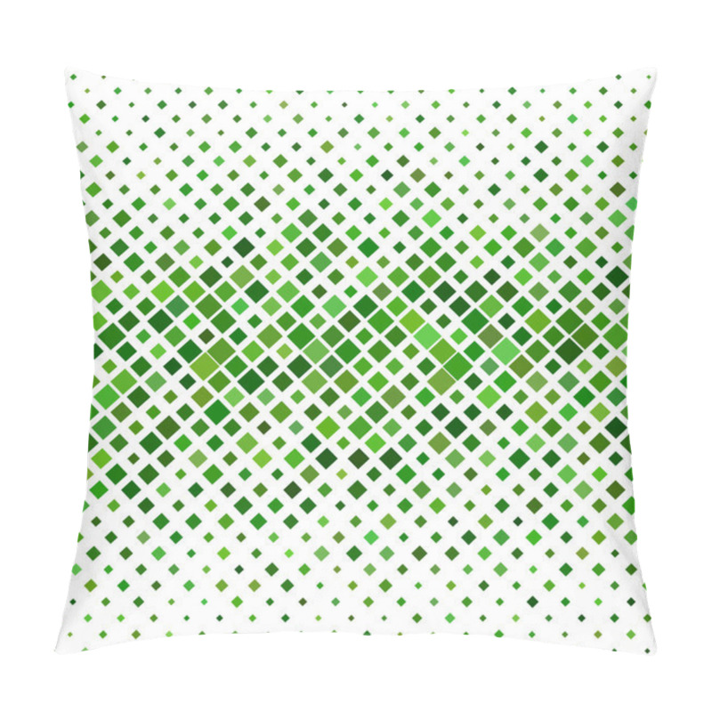 Personality  Green Abstract Square Pattern Background Pillow Covers