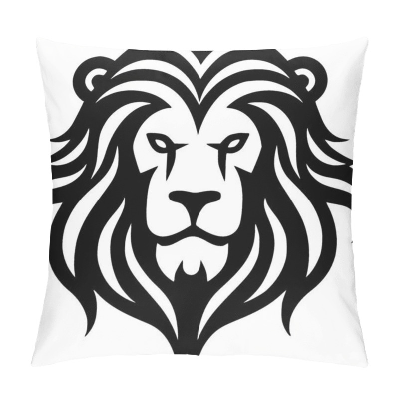 Personality  Lion - High Quality Vector Logo - Vector Illustration Ideal For T-shirt Graphic Pillow Covers