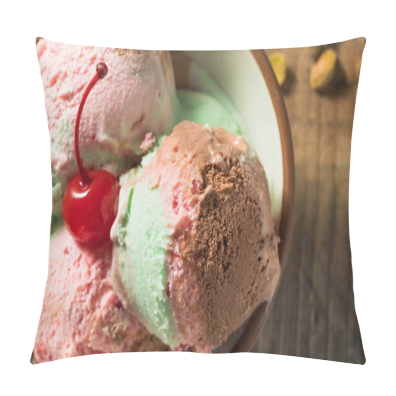 Personality  Sweet Spumoni Ice Cream Pillow Covers