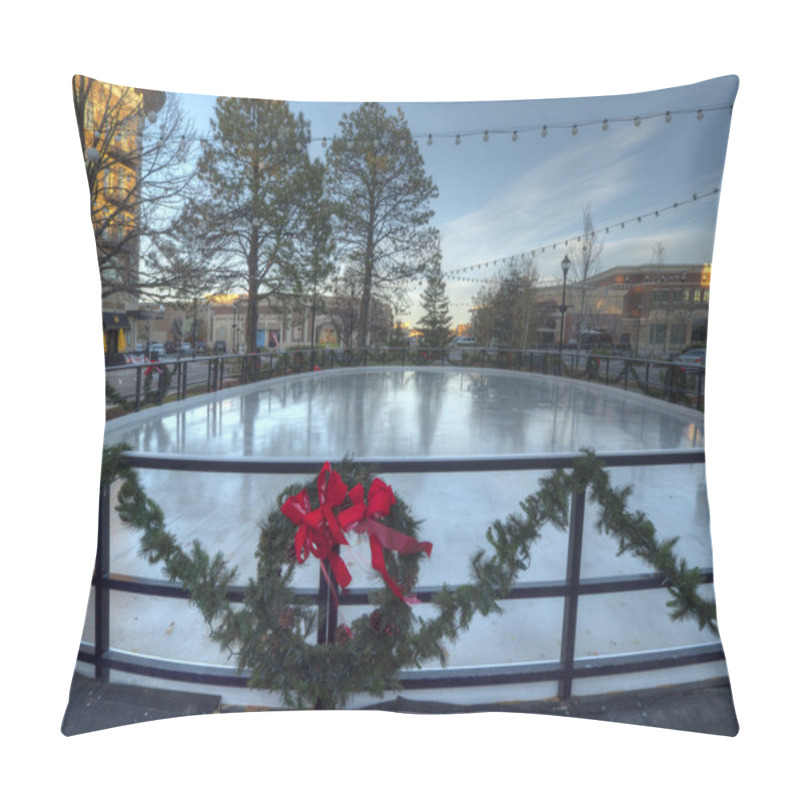 Personality  Ice Skating Rink Pillow Covers