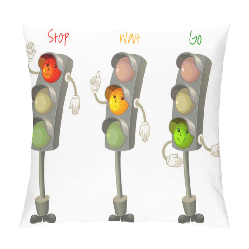 Personality  Traffic Light Pillow Covers