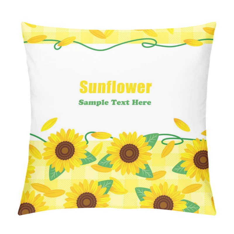 Personality  Sunflower Pillow Covers