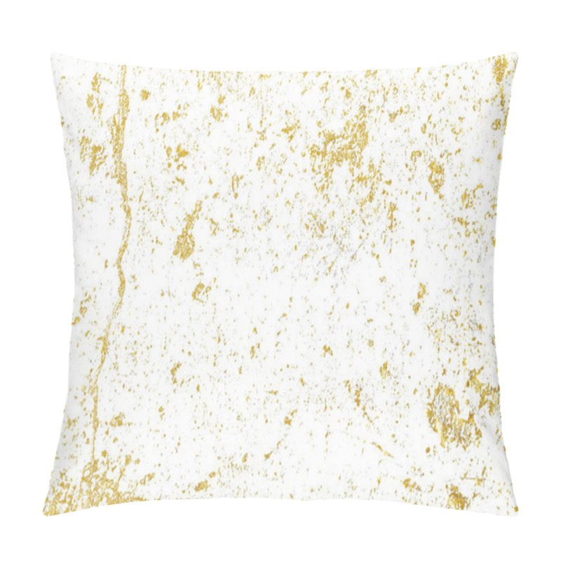 Personality  Gold Splashes Texture. Brush Stroke Design Element. Pillow Covers