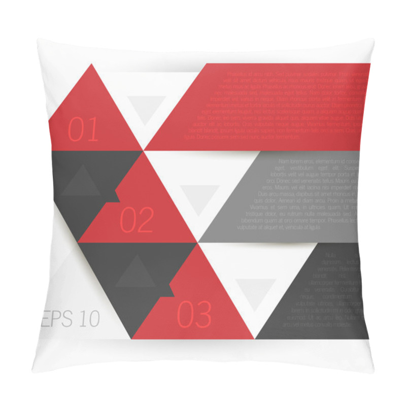 Personality  Abstract Background With Numbers. Pillow Covers