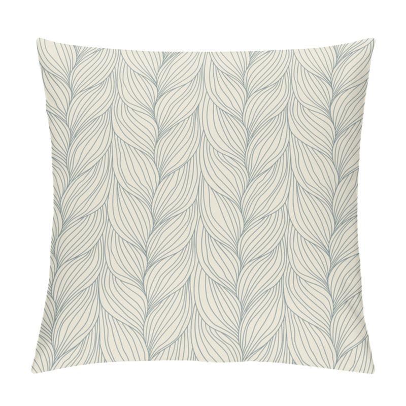 Personality  Seamless Pattern With Braids Weaving Pillow Covers