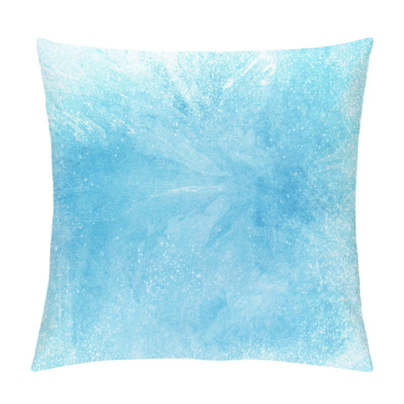 Personality  Freezing Background With Ice Texture Ice Age Pillow Covers