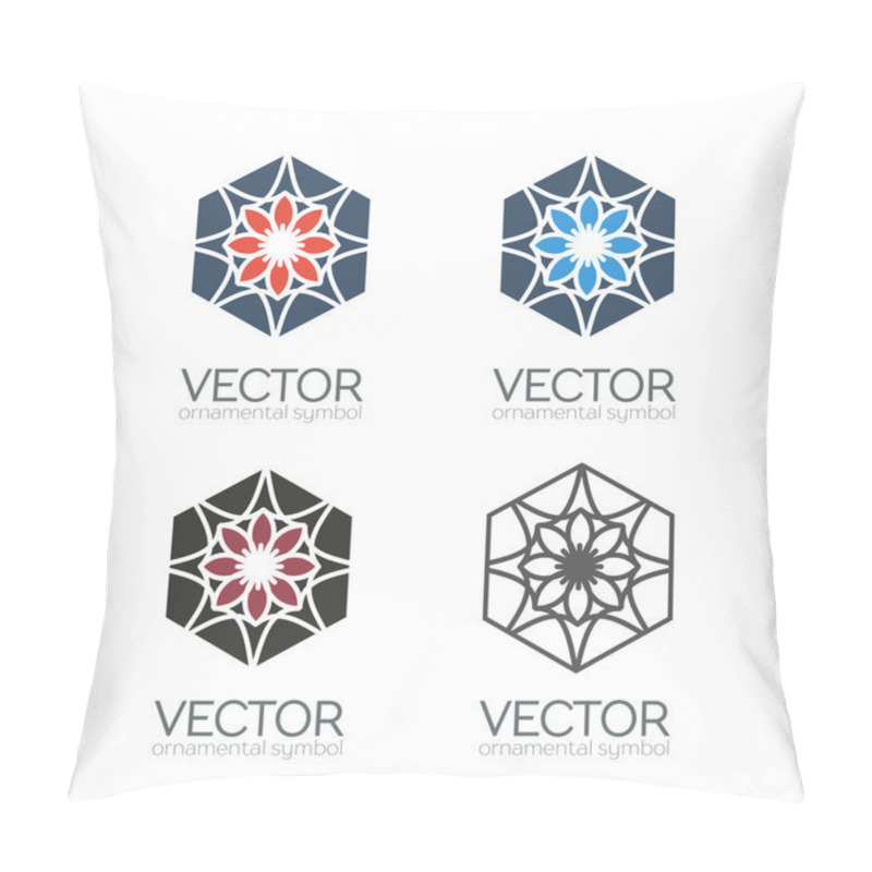 Personality  Vector Geometric Symbols Pillow Covers