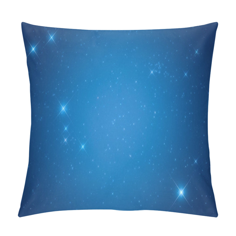 Personality  Bright Stars Shining In Night Sky, Space Concept  Pillow Covers