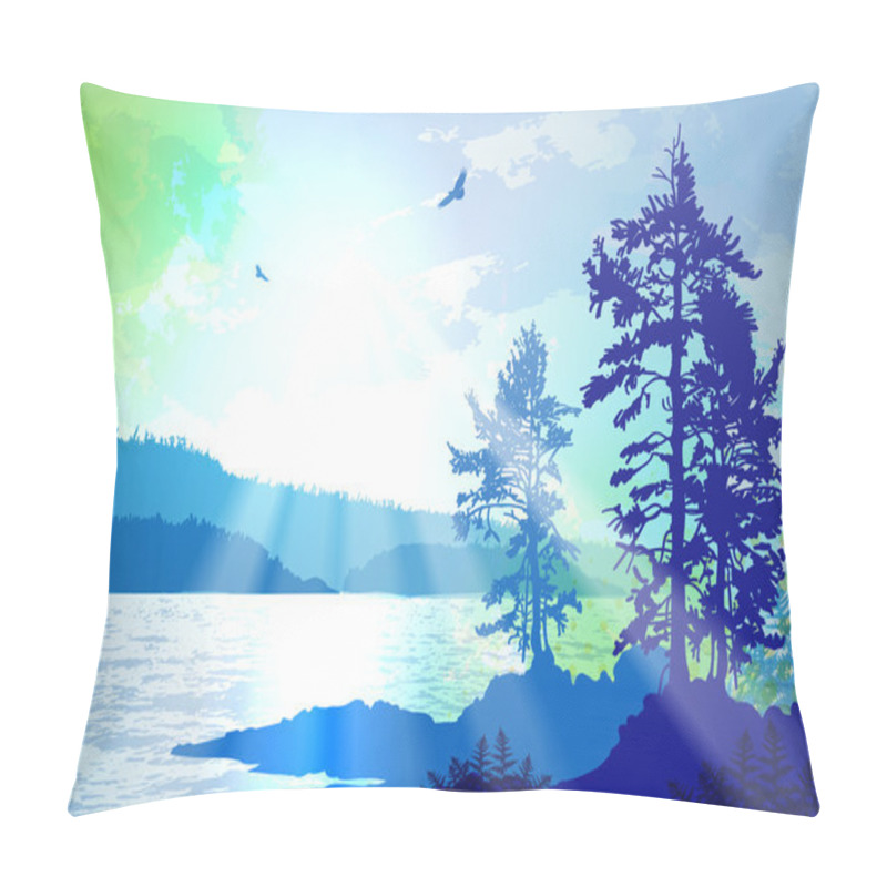 Personality  Abstract West Coast Landscape Pillow Covers