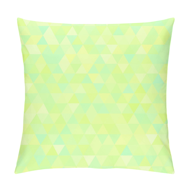 Personality  Light Green Abstract Triangles Seamless Background Pillow Covers