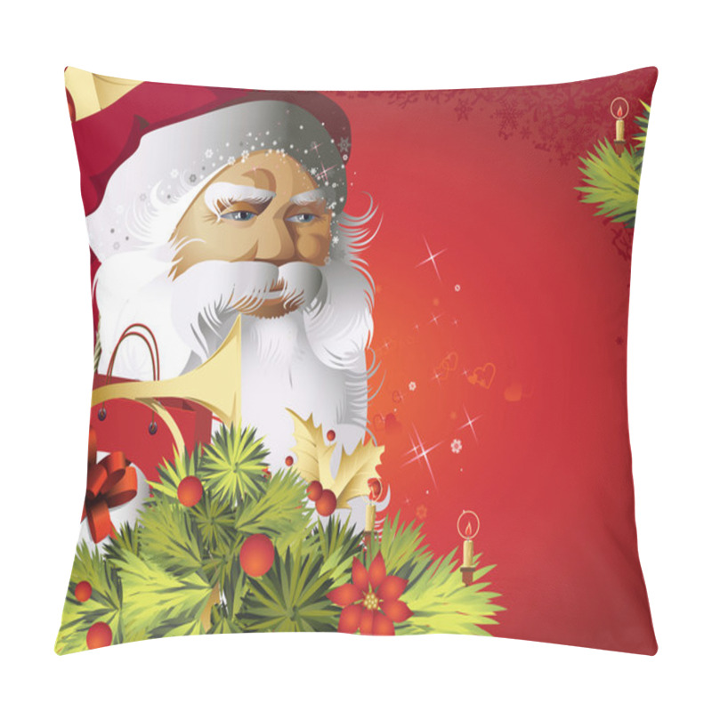 Personality  Santa Claus. Pillow Covers