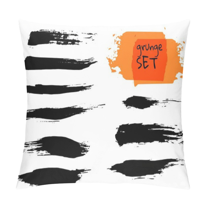 Personality  Brush Strokes In A Boho Grunge Style On An Isolated White Background .vector Illustrations For Social Media, Posters, Email, Print, Ads Designs, Promotional Material. Pillow Covers