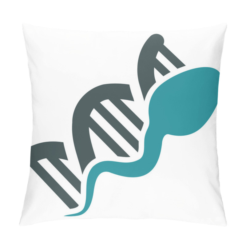 Personality  Sperm Replication Icon Pillow Covers