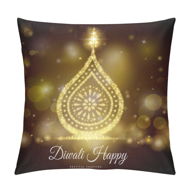 Personality  Diwali Festival Greeting Pillow Covers