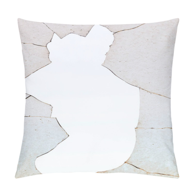 Personality  Detail Of Old Dirty Broken Window Pane Pillow Covers