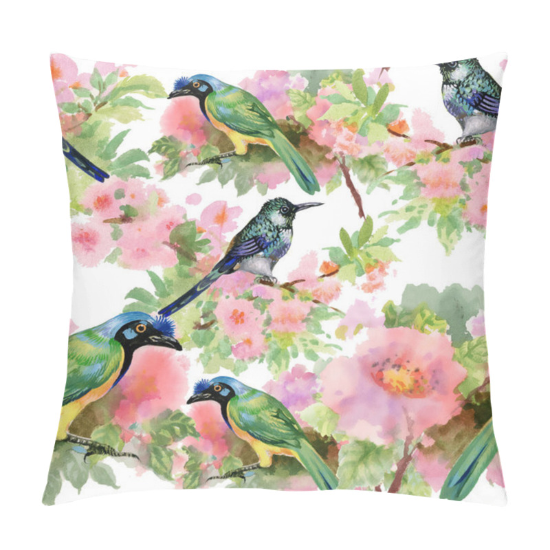 Personality  Flowers And Birds Pillow Covers