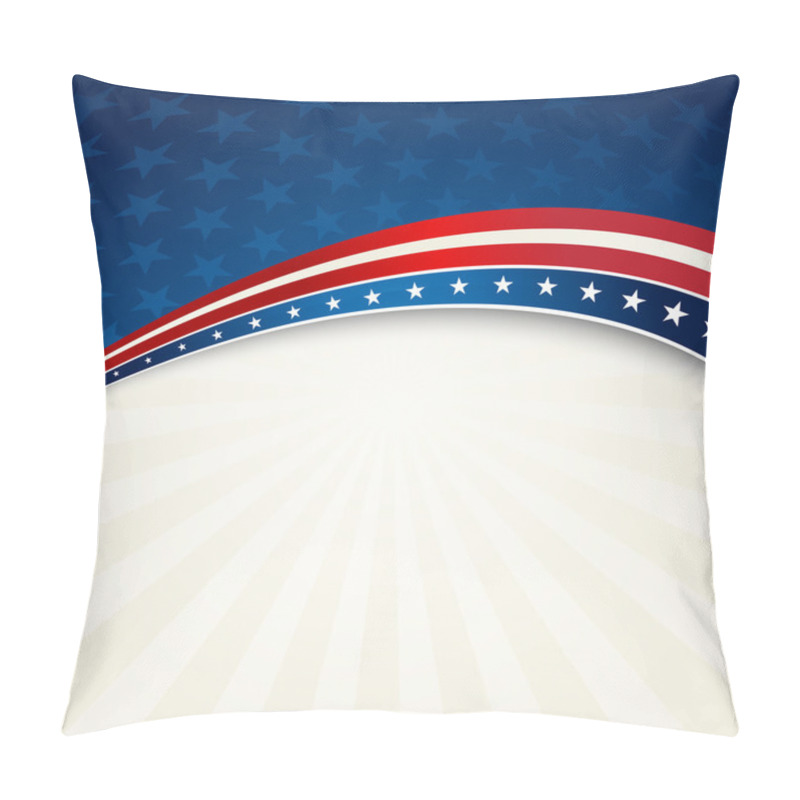 Personality  Independence Day Patriotic Background Pillow Covers