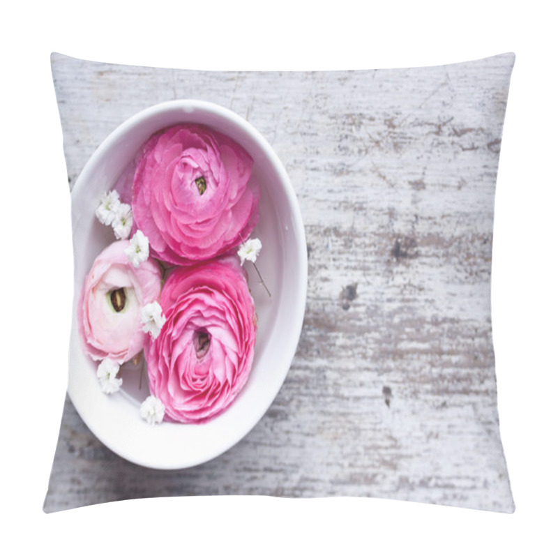 Personality  Pink Ranunculus Close Up Pillow Covers