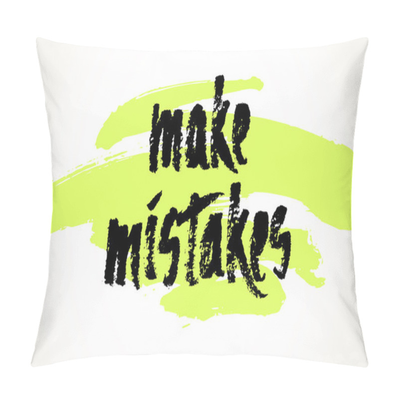 Personality  Motivation Hand Drawn Lettering Pillow Covers