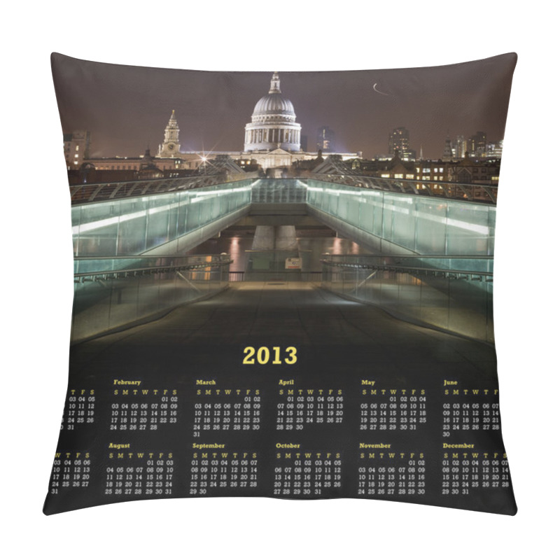 Personality  London Calendar 2013 Pillow Covers