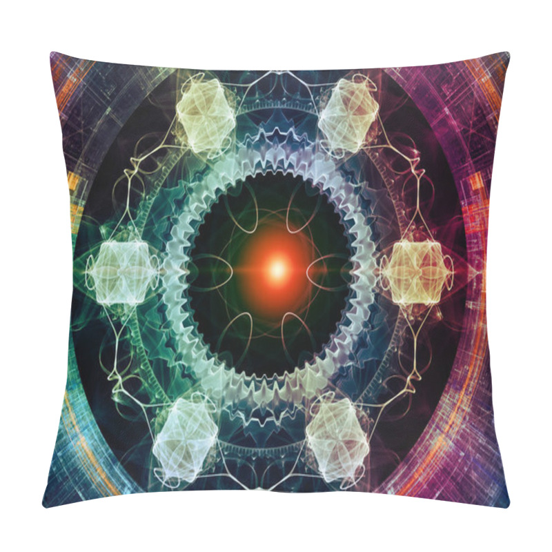 Personality  Digital Paradigms Of The Virtual Space Pillow Covers