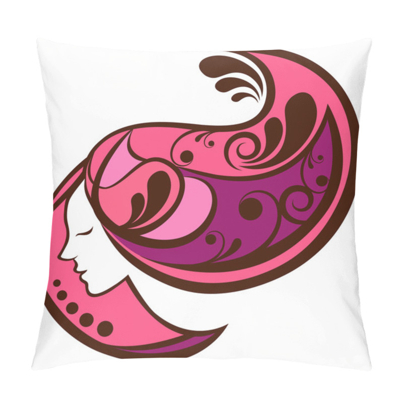 Personality  Floral Hairstyle Pillow Covers