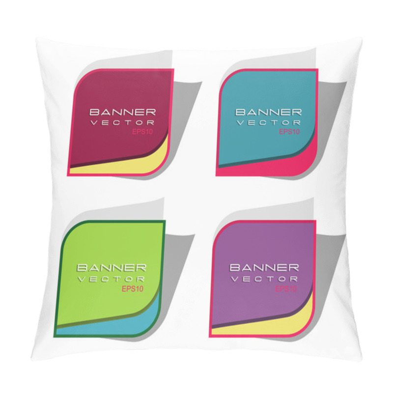 Personality  Abstract Banners Pillow Covers