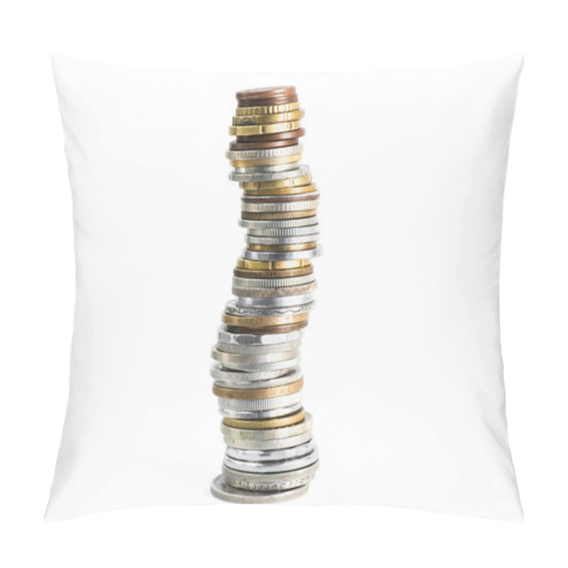 Personality  Stack Of Various Coins Pillow Covers