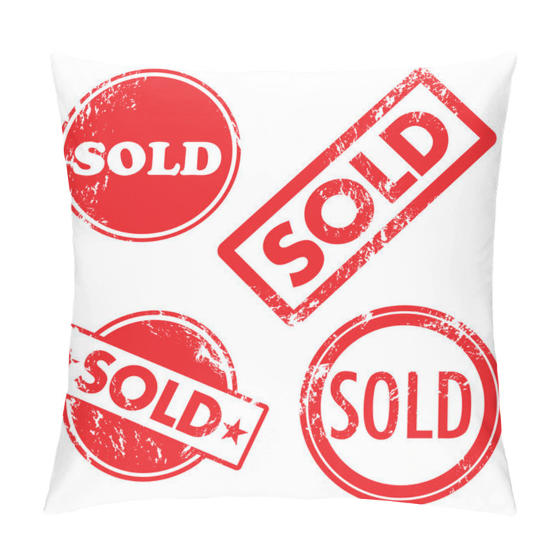 Personality  Sold Vector Stamp Pillow Covers