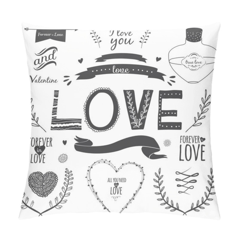 Personality  Happy Valentines Day Pillow Covers