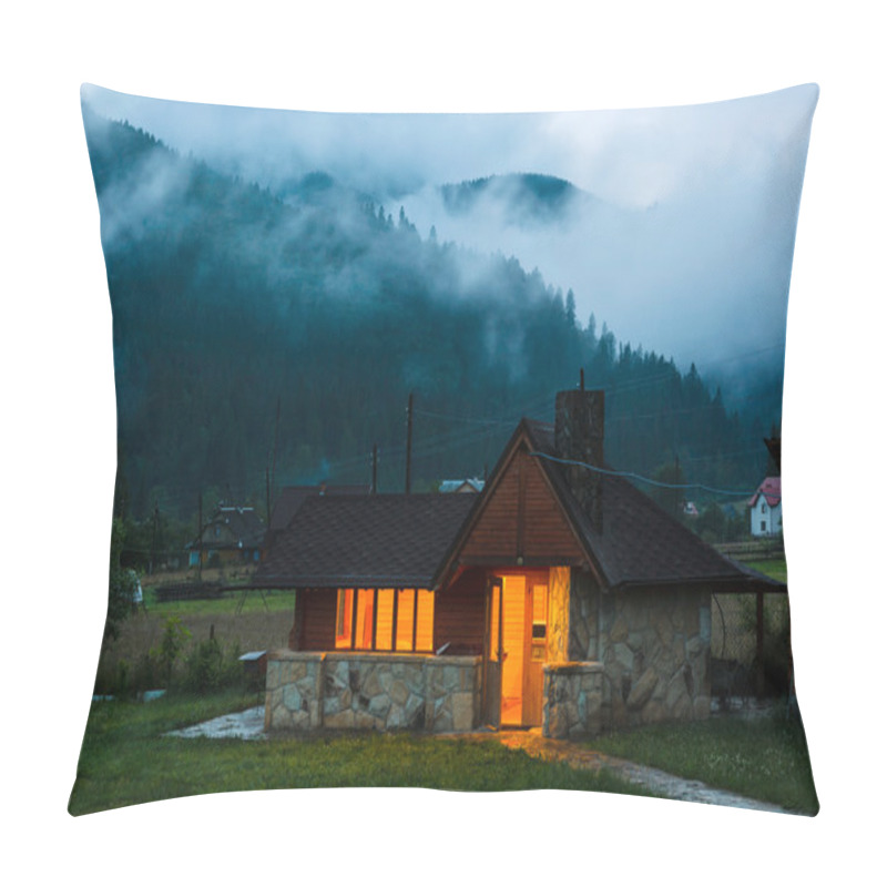 Personality  Summer Kitchen In Carpatian Mountains. Ukraine. Pillow Covers