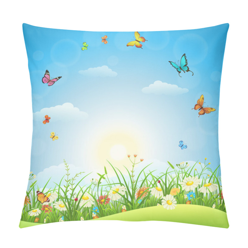 Personality  Spring Or Summer Landscape Pillow Covers