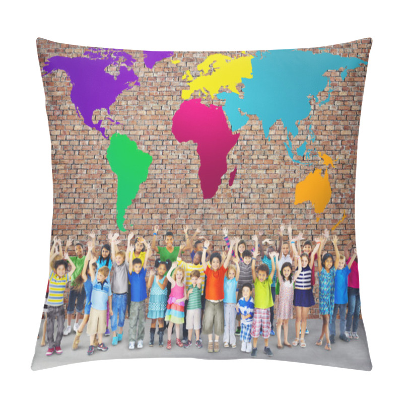 Personality  Adorable Smiling Children Pillow Covers