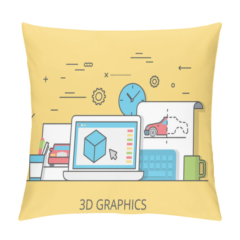 Personality  Graphics Service Website Pillow Covers