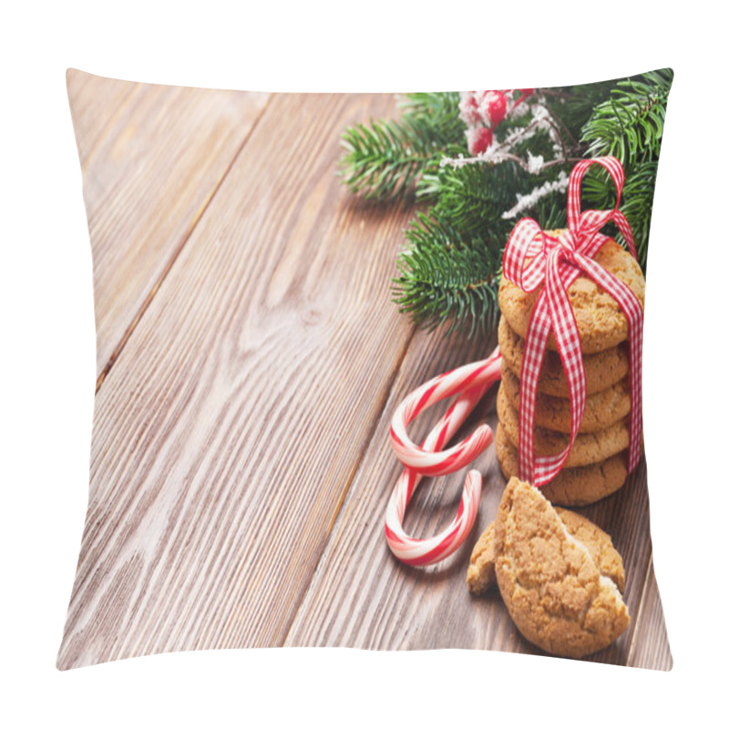 Personality  Christmas Gingerbread Cookies, Candy Canes Pillow Covers