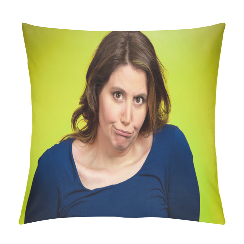 Personality  Pissed Off, Angry, Grumpy Middle Aged Woman Pillow Covers