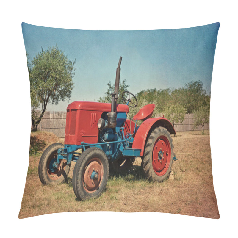 Personality  Old Tractor Pillow Covers