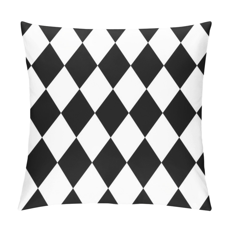 Personality  Tile Black And White Background Or Vector Pattern Pillow Covers