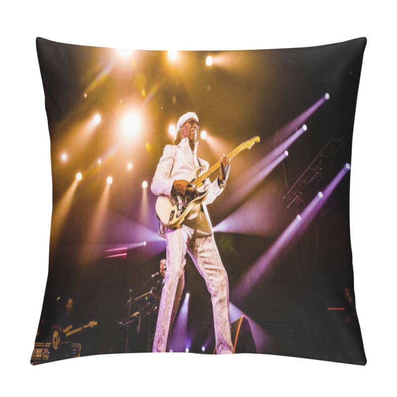 Personality  North Sea Jazz Festival, July 2022, Rotterdam Ahoy, Netherlands: Performance Of Nile Rodgers Pillow Covers