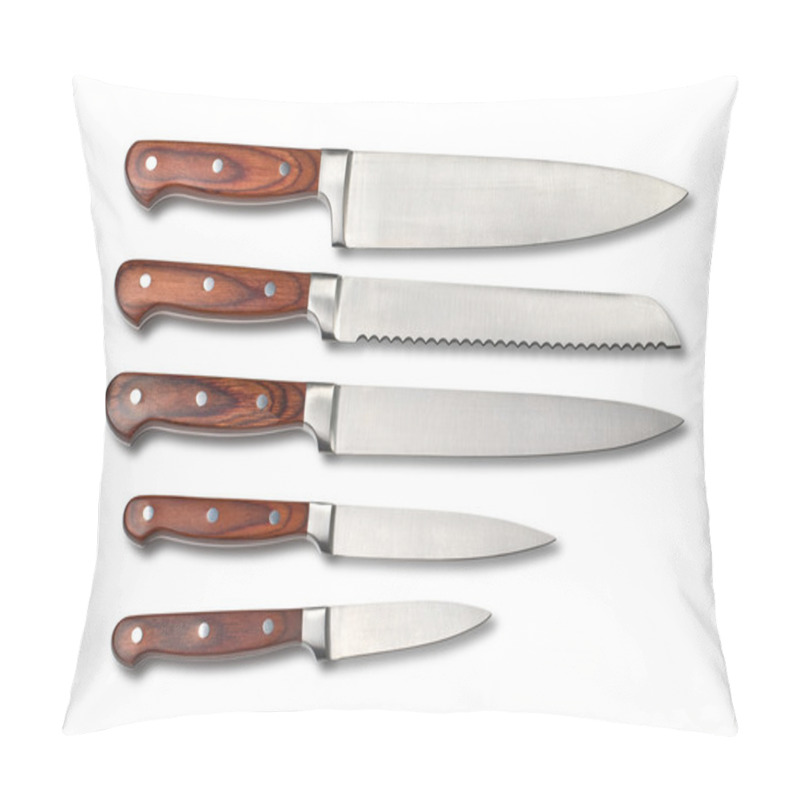 Personality  Set Of Steel Kitchen Knives Pillow Covers