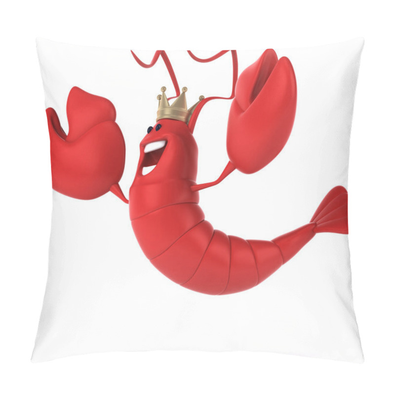 Personality  Fun Cartoon Lobster Pillow Covers