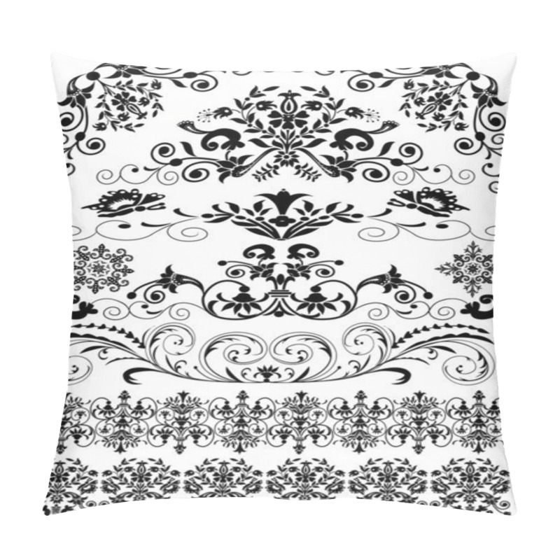 Personality  Set Symmetrical Black Pattern Is Insulated Pillow Covers