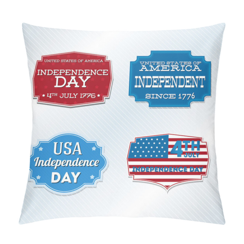 Personality  USA Independence Day Symbols Pillow Covers