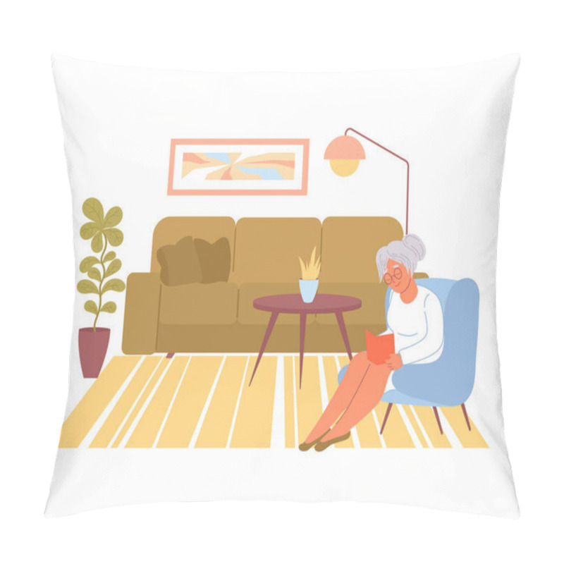 Personality  Carpet Flat Illustration Pillow Covers