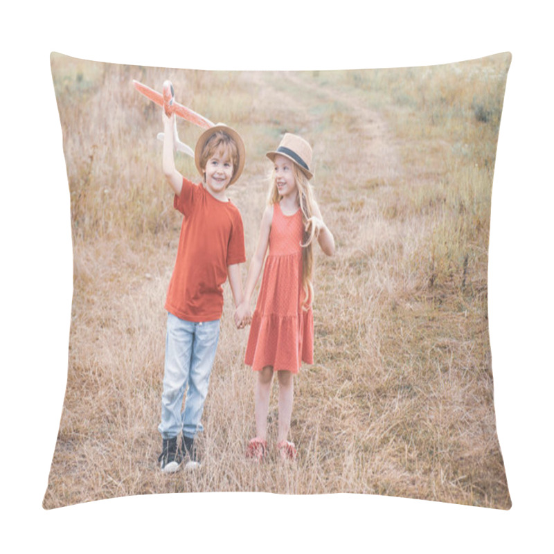 Personality  Sweet Childhood. Memories Of Childhood. Valentine Day. Kids Dreams Of Becoming A Pilot. Human Emotions Kids First Love. The Concept Of Child Kindness And Childhood. Pillow Covers