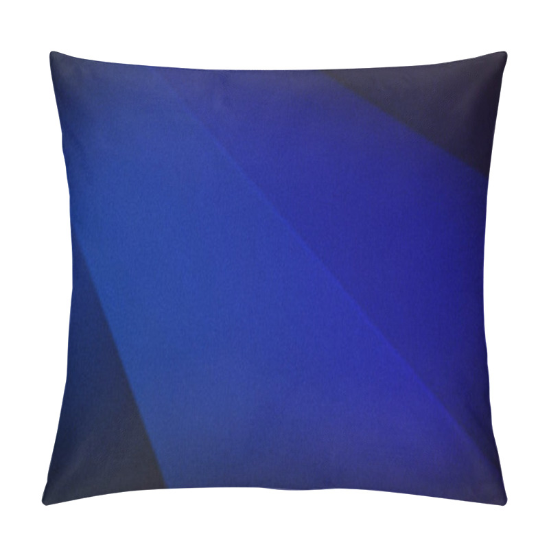 Personality  Deep Blue Abstract Geometric Background With A Grainy Texture And Layered Stripes, Creating A Sleek, Modern Look Ideal For Wallpapers, Templates, And Digital Designs Pillow Covers