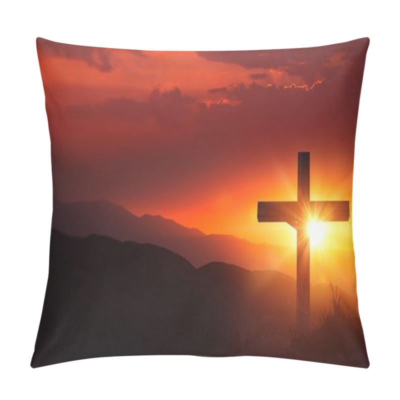 Personality  The Light Of Christ Crucifix Pillow Covers